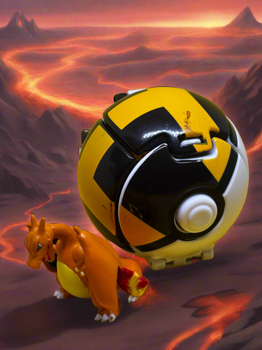 Pokémon Ball and Action Figure